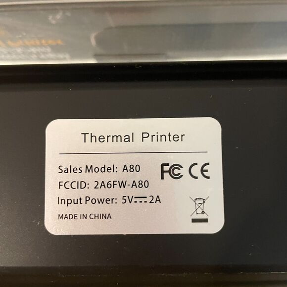 Aixiqee Thermal Portable Printer Wireless 4/A5/2/3/4 US Letter Legal NEW TESTED - Picture 4 of 8